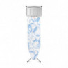 Masa de calcat Brabantia B 90300120, 124x38 cm, 7 pozitii de reglare, Suport generator de abur, PerfectFlow, Alb/Albastru