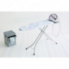 Masa de calcat Brabantia B 90300120, 124x38 cm, 7 pozitii de reglare, Suport generator de abur, PerfectFlow, Alb/Albastru