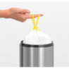 Brabantia Touch Bin 647215, 3 L, Deschidere lină și silențioasă, Montat pe perete, Gri
