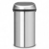 Cos de gunoi Brabantia Touch Bin 647245, 60 L, Inchidere lina si silentioasa, Inox mat