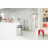 Cos de gunoi Brabantia Touch Bin 647245, 60 L, Inchidere lina si silentioasa, Inox mat