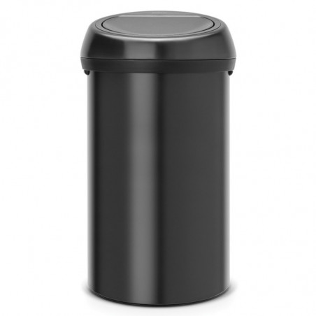 Cos de gunoi Brabantia Touch Bin 647252, 60 L, Deschidere lina si silentioasa, Negru