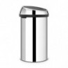 Cos de gunoi Brabantia Touch Bin 647245, 60 L, Inchidere lina si silentioasa, Inox mat