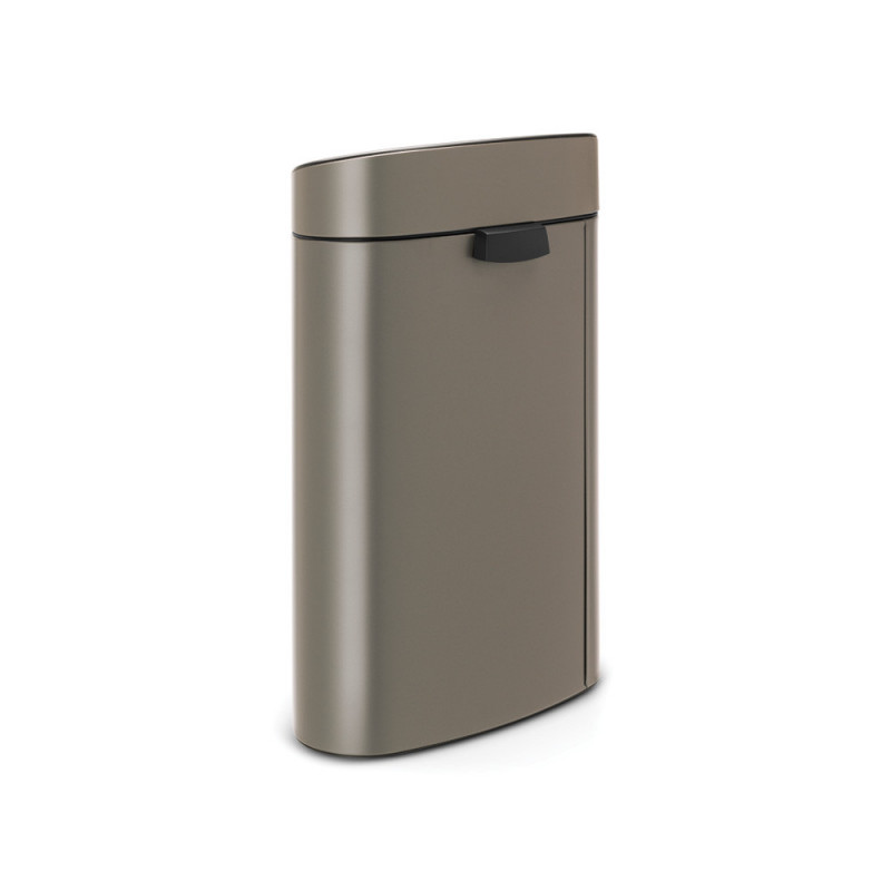 Cos de gunoi Brabantia Touch Bin New 649732, 40 L, Inchidere silentioasa si lina, Spate plat, Gri