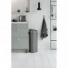 Cos de gunoi Brabantia Touch Bin New 649732, 40 L, Inchidere silentioasa si lina, Spate plat, Gri