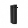 Cos de gunoi Brabantia Touch Bin New 649733, 40 L, Inchidere silentioasa si lina, Spate plat, Negru