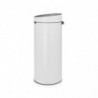 Cos de gunoi Brabantia Touch Bin New 649999, 30 L, Inchidere silentioasa si lina, Alb