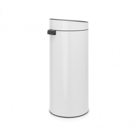 Cos de gunoi Brabantia Touch Bin New 649999, 30 L, Inchidere silentioasa si lina, Alb