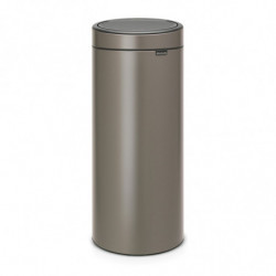 Brabantia Touch Bin New 650007, 30 L, închidere silențioasă și lină, gri