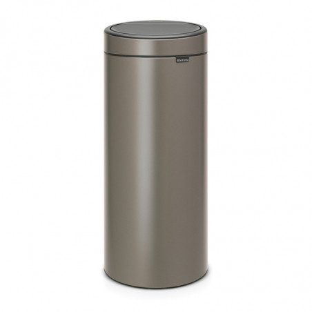 Brabantia Touch Bin New 650007, 30 L, închidere silențioasă și lină, gri
