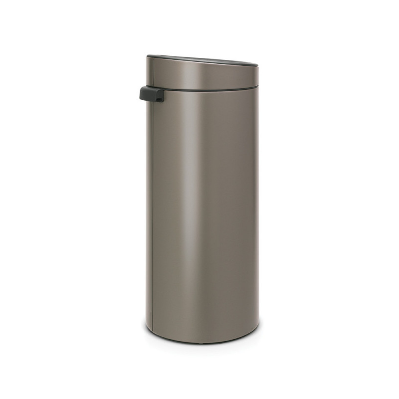 Brabantia Touch Bin New 650007, 30 L, închidere silențioasă și lină, gri