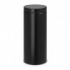 Cos de gunoi Brabantia Touch Bin New 650008, 30 L, Inchidere silentioasa si lina, Negru mat