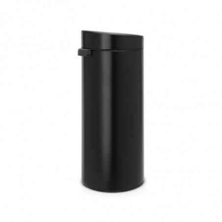 Cos de gunoi Brabantia Touch Bin New 650008, 30 L, Inchidere silentioasa si lina, Negru mat