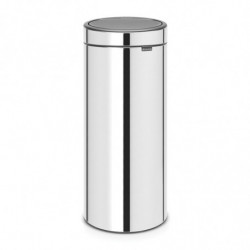 Cos de gunoi Brabantia Touch Bin New 650010, 30 L, Inchidere silentioasa si lina, Inox
