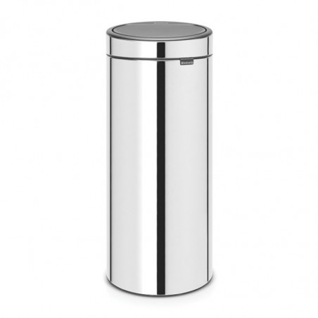 Cos de gunoi Brabantia Touch Bin New 650010, 30 L, Inchidere silentioasa si lina, Inox