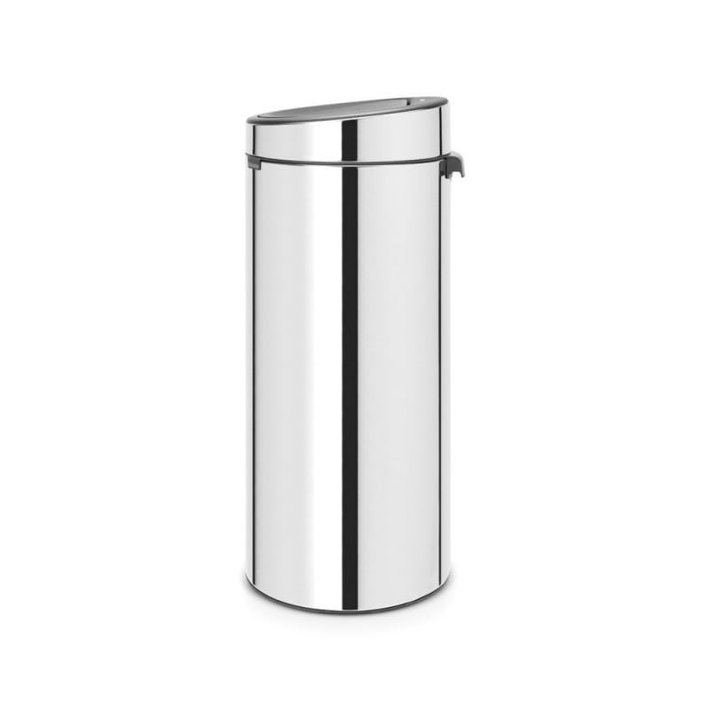 Cos de gunoi Brabantia Touch Bin New 650010, 30 L, Inchidere silentioasa si lina, Inox