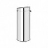 Cos de gunoi Brabantia Touch Bin New 650010, 30 L, Inchidere silentioasa si lina, Inox