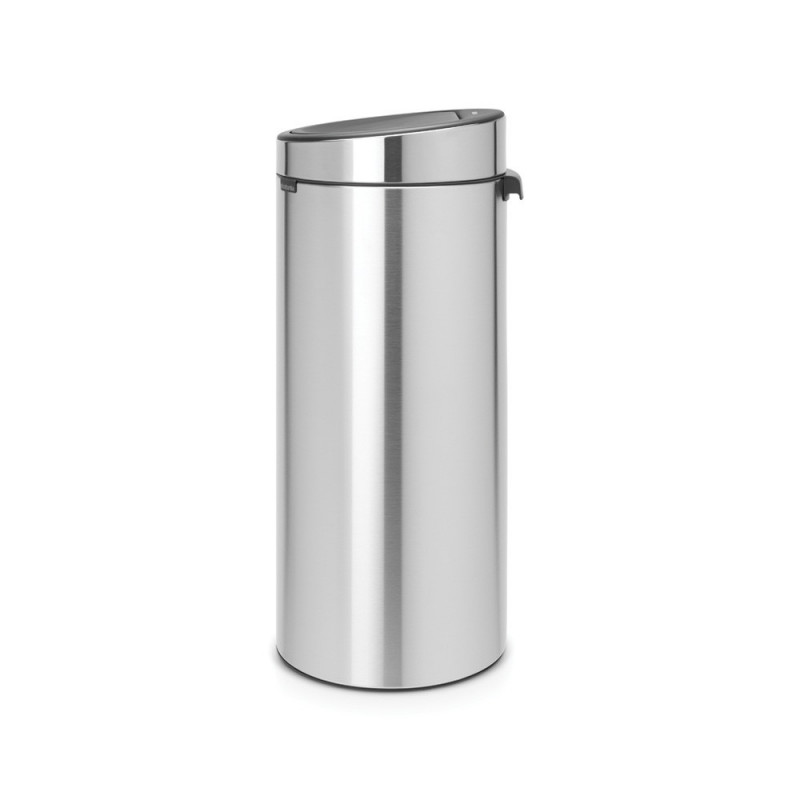 Cos de gunoi Brabantia Touch Bin New 650011, 30 L, Inchidere silentioasa si lina, Inox mat