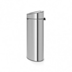 Cos de gunoi Brabantia Touch Bin New 650532, 40 L, Inchidere silentioasa si lina, Spate plat, Inox mat