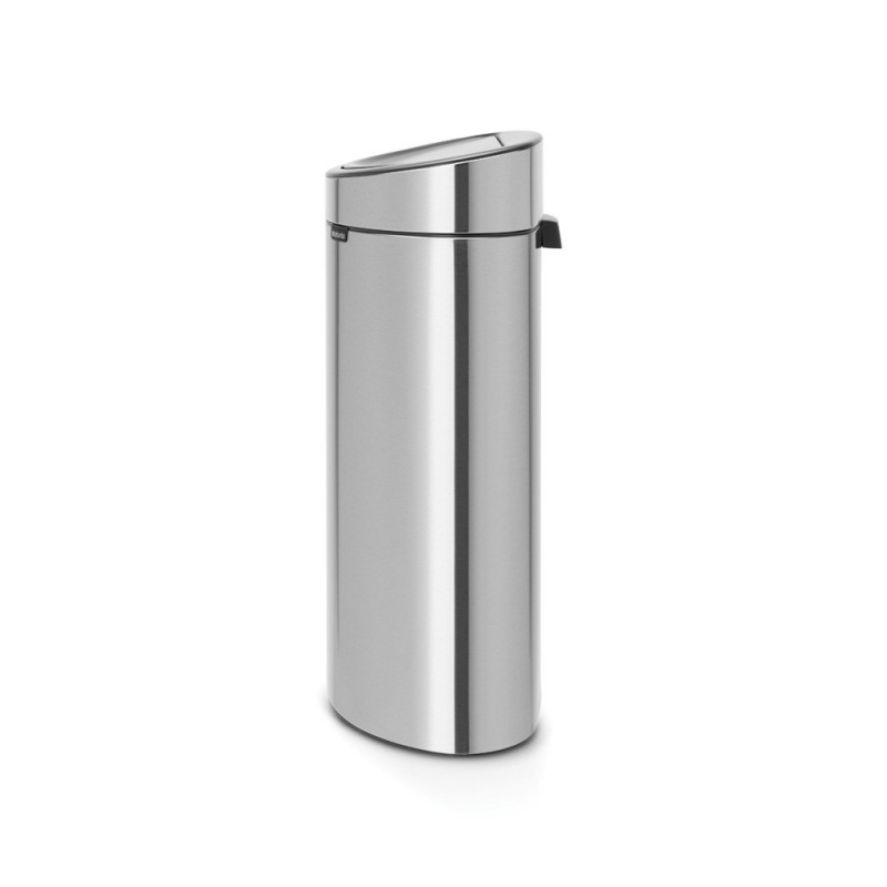 Cos de gunoi Brabantia Touch Bin New 650532, 40 L, Inchidere silentioasa si lina, Spate plat, Inox mat
