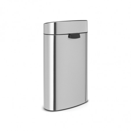 Cos de gunoi Brabantia Touch Bin New 650532, 40 L, Inchidere silentioasa si lina, Spate plat, Inox mat