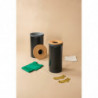 Cos de rufe Brabantia 1000825, 35 L, Capac de pluta, Umplere fara deschidere, Gauri ventilatie, Negru
