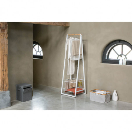 Cutie de rufe stivuibilа Brabantia 1000828, 35 L, Deschidere frontala, Capac lat, Pliabil, Negru