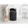 Coș Brabantia Bo Pedal 1003185, 60 L, închidere ușoară, bază antiderapantă, negru