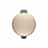 Cos de gunoi cu pedala Brabantia NewIcon 1003205, 20 L, Inchidere lina, Baza antiderapanta, Auriu metalic