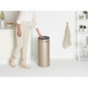 Cos de gunoi Brabantia Touch Bin New 1003221, 30 L, Inchidere silentioasa si lina, Auriu metalic