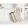 Cos de gunoi Brabantia Touch Bin New 1003221, 30 L, Inchidere silentioasa si lina, Auriu metalic