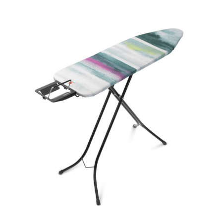 Masa de calcat Brabantia B 1003337, 124x38 cm, 7 pozitii de reglare, Suport fier de calcat, Multicolor