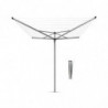Uscator de rufe pentru exterior Brabantia TopSpinner 1003461, 50 m, Suport metalic, Rezistent la coroziune, Inox