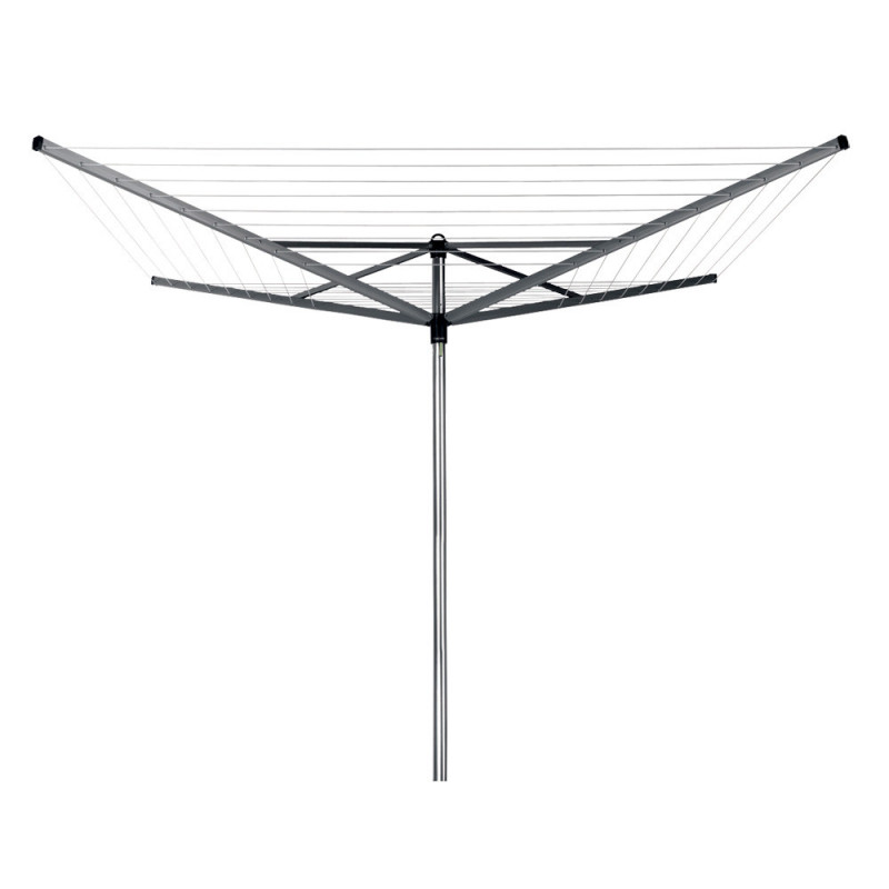 Uscator de rufe pentru exterior Brabantia TopSpinner 1003461, 50 m, Suport metalic, Rezistent la coroziune, Inox