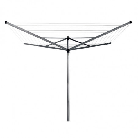 Uscator de rufe pentru exterior Brabantia TopSpinner 1003461, 50 m, Suport metalic, Rezistent la coroziune, Inox