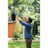 Uscator de rufe pentru exterior Brabantia Lift-O-Matic 1003464, 50 m, Inaltime reglabila, Baza betonare, Rezistent la coroziune, Negru
