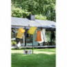Uscator de rufe pentru exterior Brabantia Lift-O-Matic 1003464, 50 m, Inaltime reglabila, Baza betonare, Rezistent la coroziune, Negru