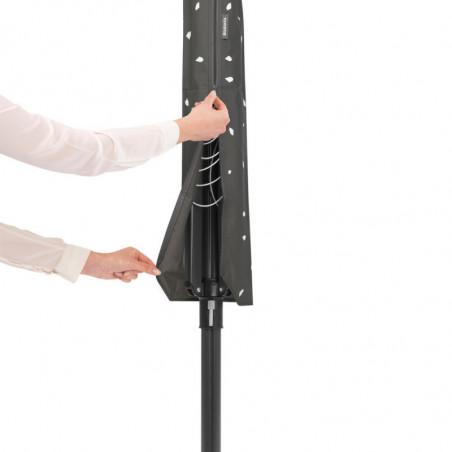 Uscator de rufe pentru exterior Brabantia Lift-O-Matic 1003467, 50 m, Inaltime reglabilă, Baza pentru betonare, Husa, Geanta clesti, Rezistent la coroziune, Negru