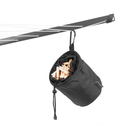 Uscator de rufe pentru exterior Brabantia Lift-O-Matic 1003467, 50 m, Inaltime reglabilă, Baza pentru betonare, Husa, Geanta clesti, Rezistent la coroziune, Negru