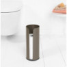 Suport hartie igienica Brabantia ReNew 1003472, Triplu, Rezistent la coroziune, Gri inchis