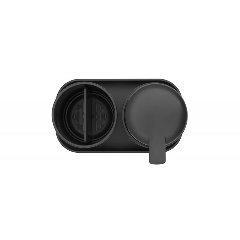 Set accesorii baie Brabantia ReNew 1003491, 3 piese, 250 ml, Rezistent la coroziune, Gri inchis
