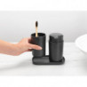 Set accesorii baie Brabantia ReNew 1003491, 3 piese, 250 ml, Rezistent la coroziune, Gri inchis