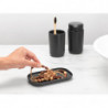 Set accesorii baie Brabantia ReNew 1003491, 3 piese, 250 ml, Rezistent la coroziune, Gri inchis