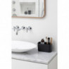 Organizator periute de dinti Cutie Brabantia ReNew 1003493, Rezistent la coroziune, Separator intern, Baza antiderapanta, Gri inchis