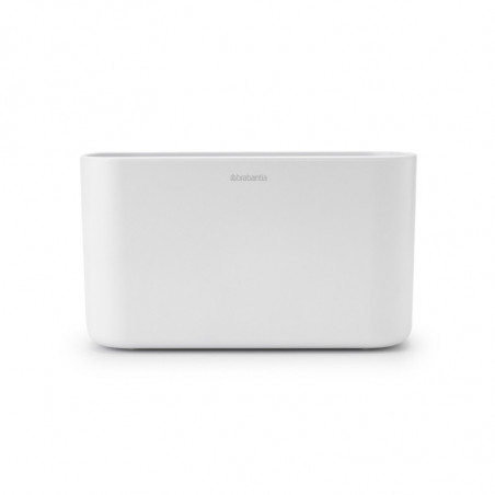 Organizator pentru periute de dinti Brabantia ReNew 1003494, Rezistent la coroziune, Separator intern, Baza antiderapanta, Alb