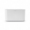 Organizator pentru periute de dinti Brabantia ReNew 1003494, Rezistent la coroziune, Separator intern, Baza antiderapanta, Alb