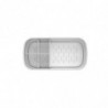 Organizator pentru periute de dinti Brabantia ReNew 1003494, Rezistent la coroziune, Separator intern, Baza antiderapanta, Alb