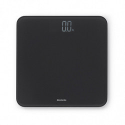 Cantar digital Brabantia ReNew 1003495, Pana la 180 kg, Cu baterii, Inchidere automata, Gri inchis