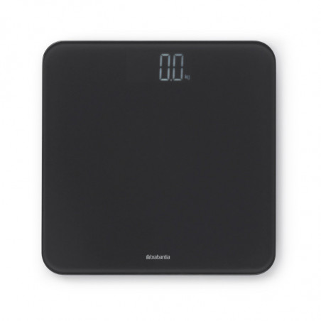 Cantar digital Brabantia ReNew 1003495, Pana la 180 kg, Cu baterii, Inchidere automata, Gri inchis