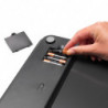 Cantar digital Brabantia ReNew 1003495, Pana la 180 kg, Cu baterii, Inchidere automata, Gri inchis